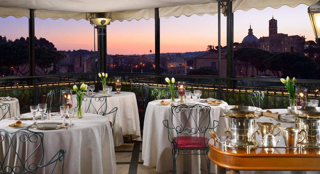 Mappa hotel più romantici di Roma
